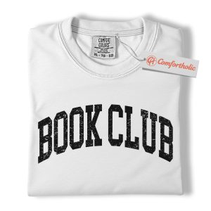 Alternative view of Book Club Shirt, Vintage Book T-Shirt, Reader Graphic Tee, Gift for Book Lovers, Literary Comfort Colors Shirt