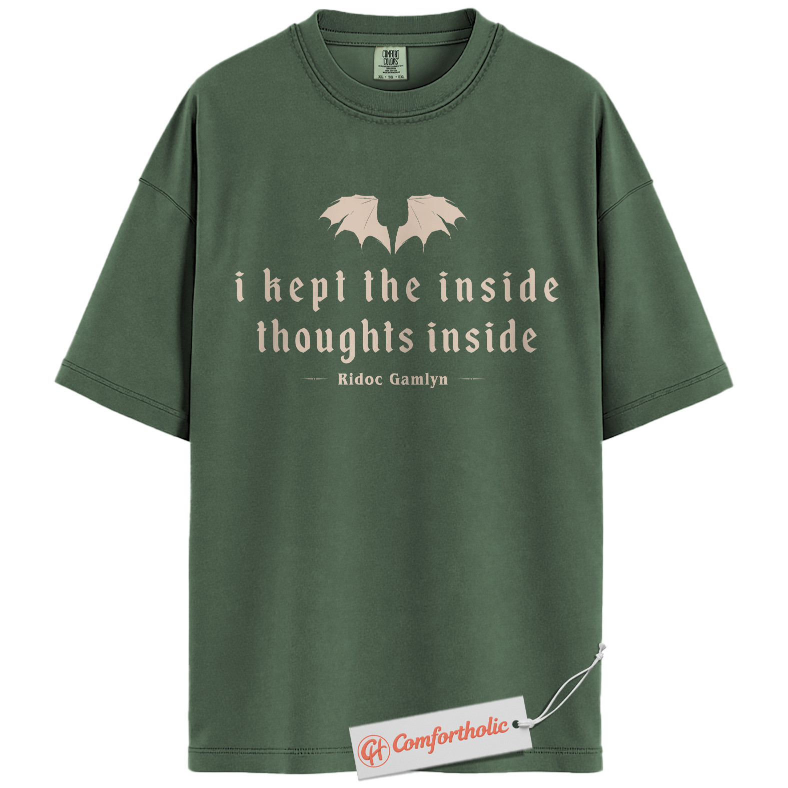 Fourth Wing Shirt, Ridoc Gamlyn T-Shirt, Fantasy Book Quote Tee, Dragon Rider Top, The Empyrean Series Comfort Colors Shirt - Image 5