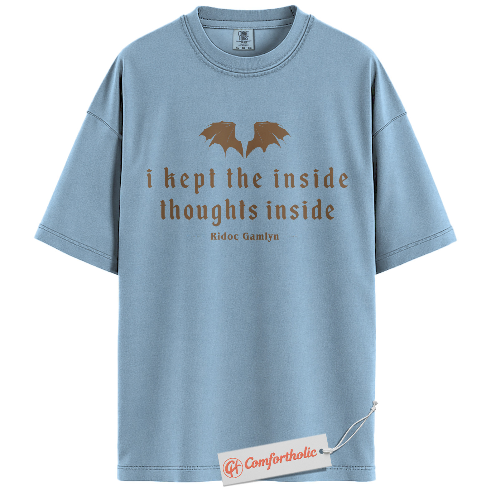 Fourth Wing Shirt, Ridoc Gamlyn T-Shirt, Fantasy Book Quote Tee, Dragon Rider Top, The Empyrean Series Comfort Colors Shirt - Image 13