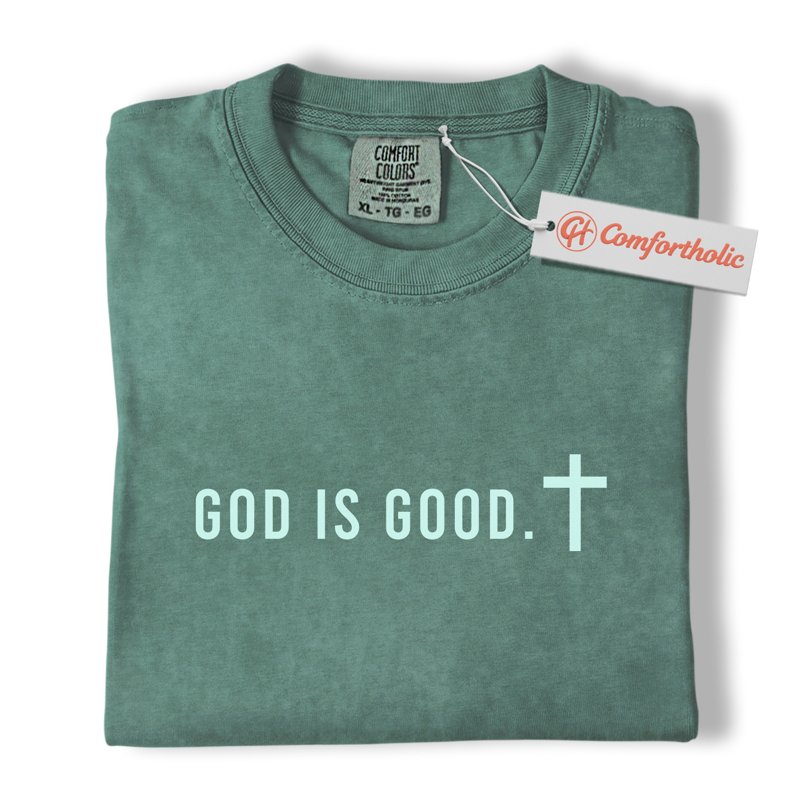 God Is Good Shirt, Christian Cross T-Shirt, Religious Faith Graphic Tee, Inspirational Bible Quote Comfort Colors Shirt - Image 11