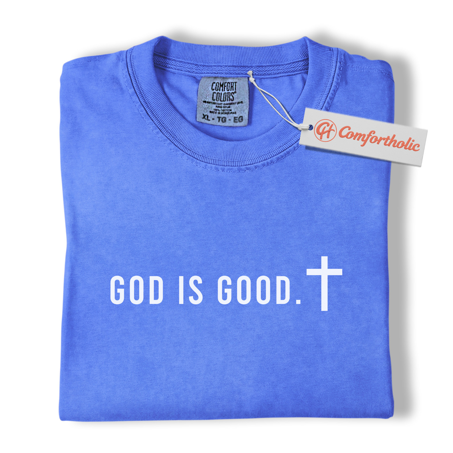God Is Good Shirt, Christian Cross T-Shirt, Religious Faith Graphic Tee, Inspirational Bible Quote Comfort Colors Shirt - Image 13