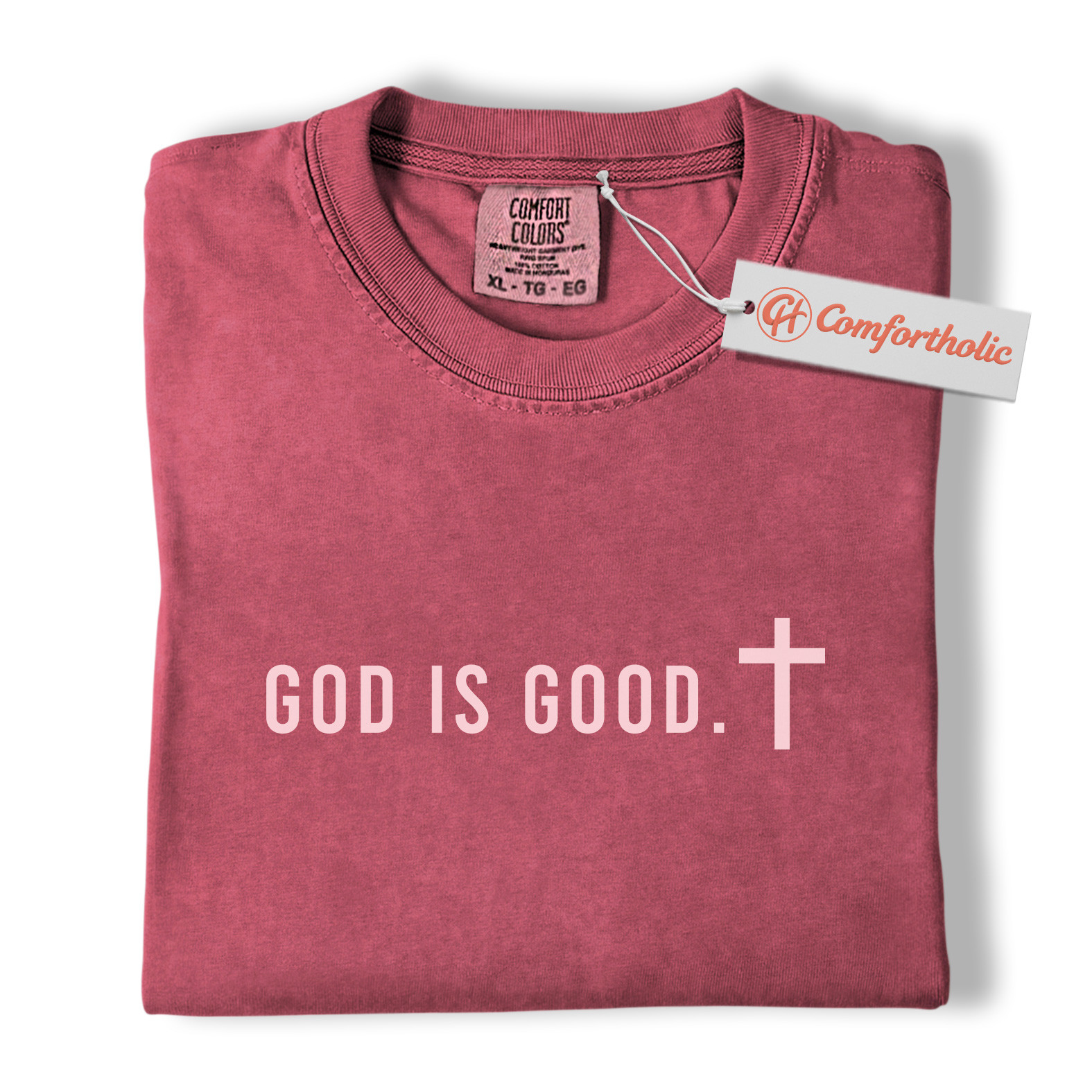 God Is Good Shirt, Christian Cross T-Shirt, Religious Faith Graphic Tee, Inspirational Bible Quote Comfort Colors Shirt - Image 19