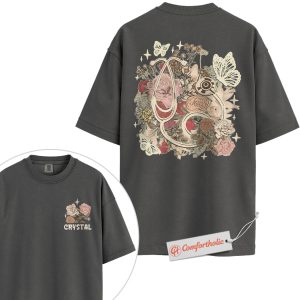 Personalized Nurse Shirt, Floral Stethoscope Medical T-Shirt, Cute RN Graphic Tee, Aesthetic Gift for Healthcare Workers, Custom Nurse Comfort Colors Shirt 2-Sided