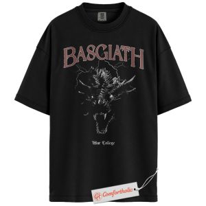 Fourth Wing Shirt, Basgiath War College Shirt, Dragon Shirt, Fantasy Book Shirt, Dark Academia Comfort Colors Shirt