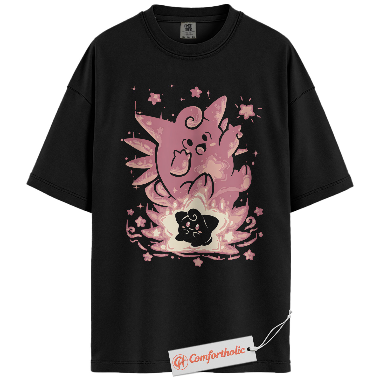 Clefable Shirt, Cleffa Shirt, PKM Shirt, Pokemon Shirt, Anime Comfort Colors Shirt