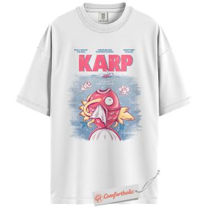 Alternative view of Magikarp Shirt, PKM Shirt, Pokemon Shirt, Anime Comfort Colors Shirt
