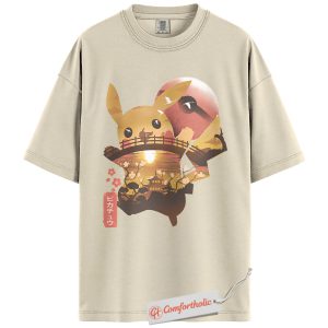 Pikachu Shirt, PKM Shirt, Pokemon Shirt, Anime Shirt, Comfort Colors Shirt