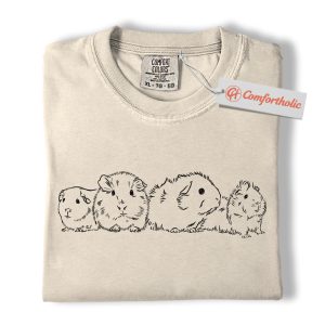 Guinea Pig Shirt, Cute Rodent Shirt, Funny Pet Lover Shirt, Animal Comfort Colors Shirt