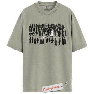 Jesus Among the Crowd Shirt, Christian Shirt, Bible-Inspired Religious Shirt, Faith-Based Comfort Colors Shirt
