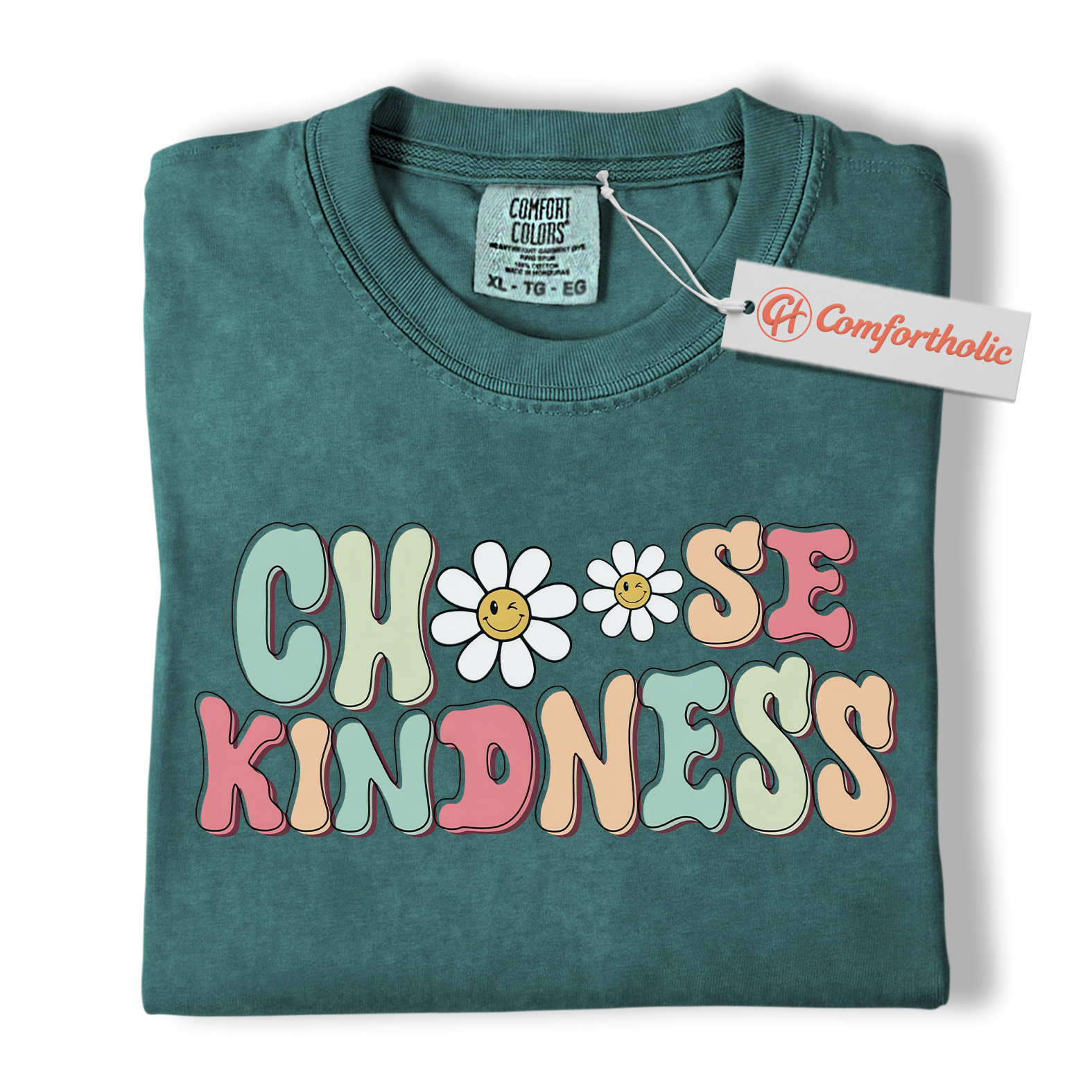 Choose Kindness Shirt, Retro Teacher Shirt, Teacher Comfort Colors Shirt - Image 11