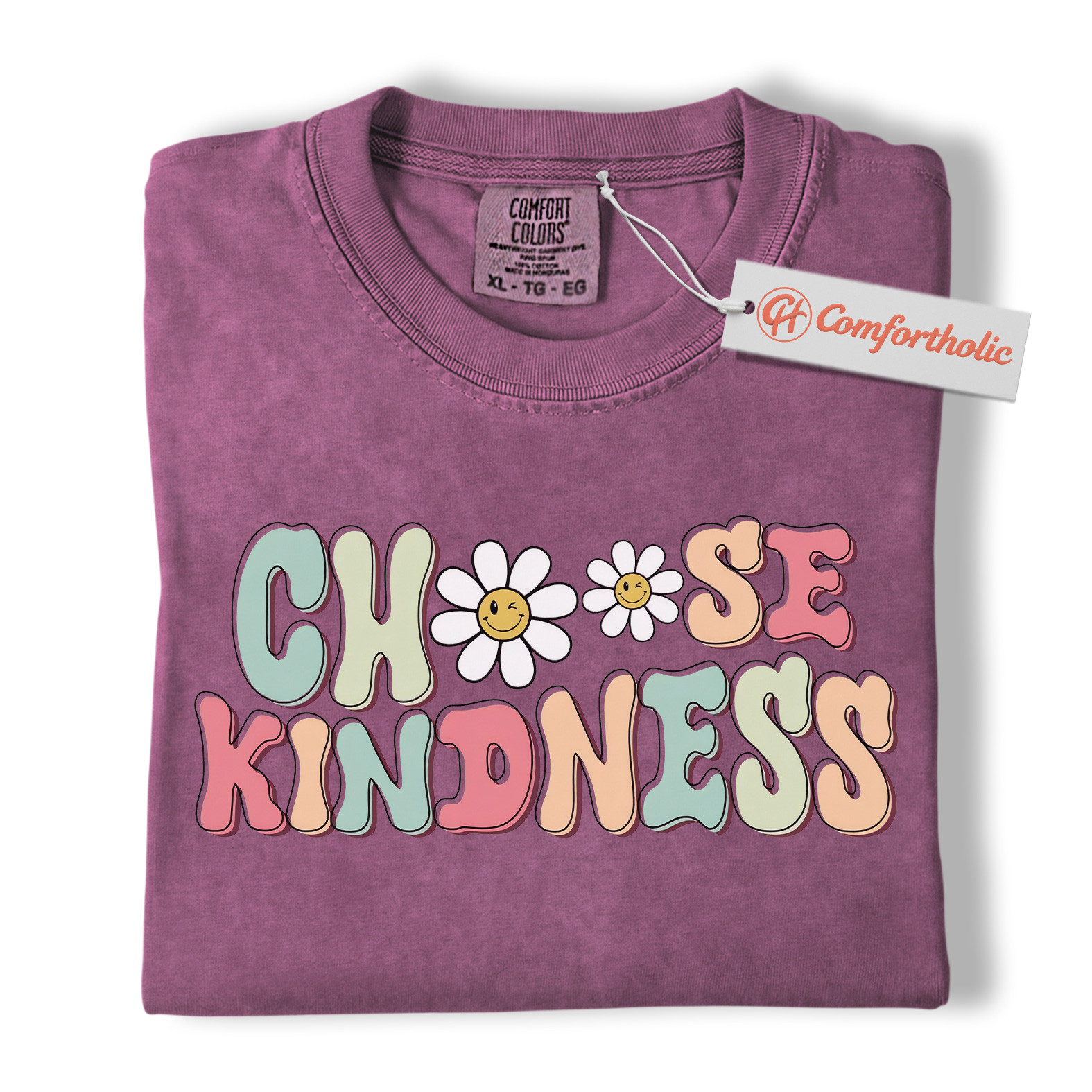 Choose Kindness Shirt, Retro Teacher Shirt, Teacher Comfort Colors Shirt - Image 15