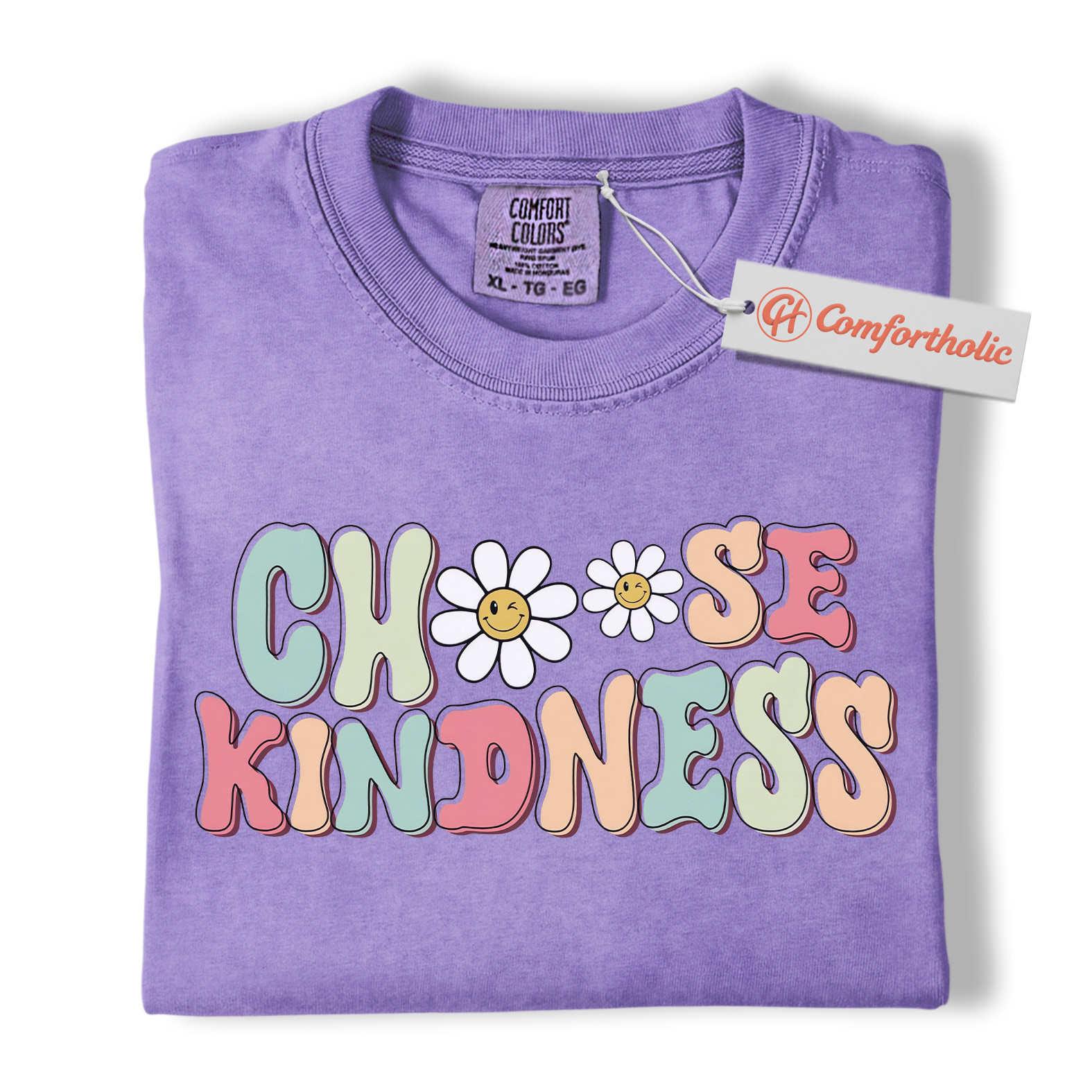 Choose Kindness Shirt, Retro Teacher Shirt, Teacher Comfort Colors Shirt - Image 20
