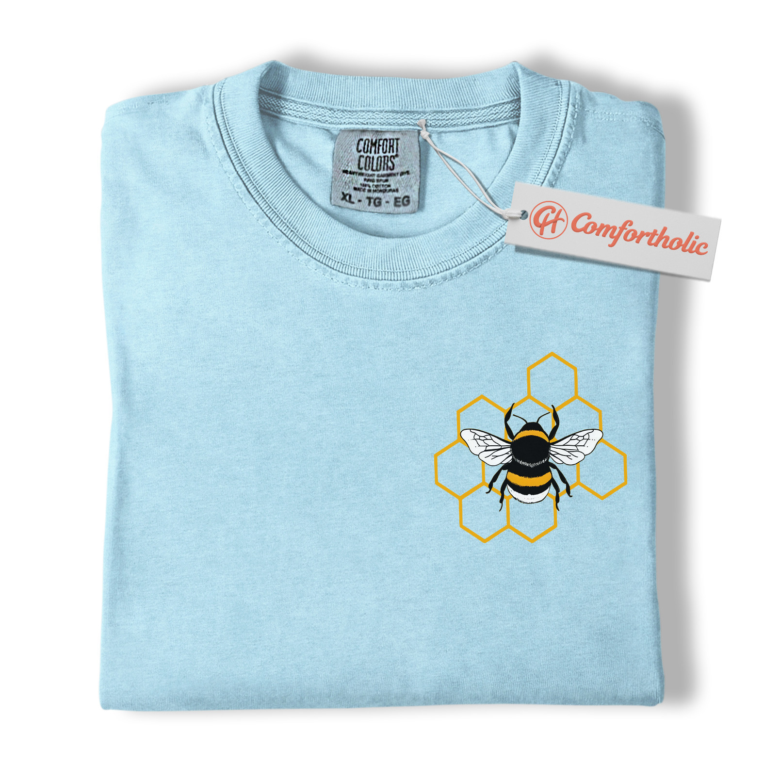 Bee Shirt, Honeycomb Shirt, Save the Bees Comfort Colors Shirt - Image 15
