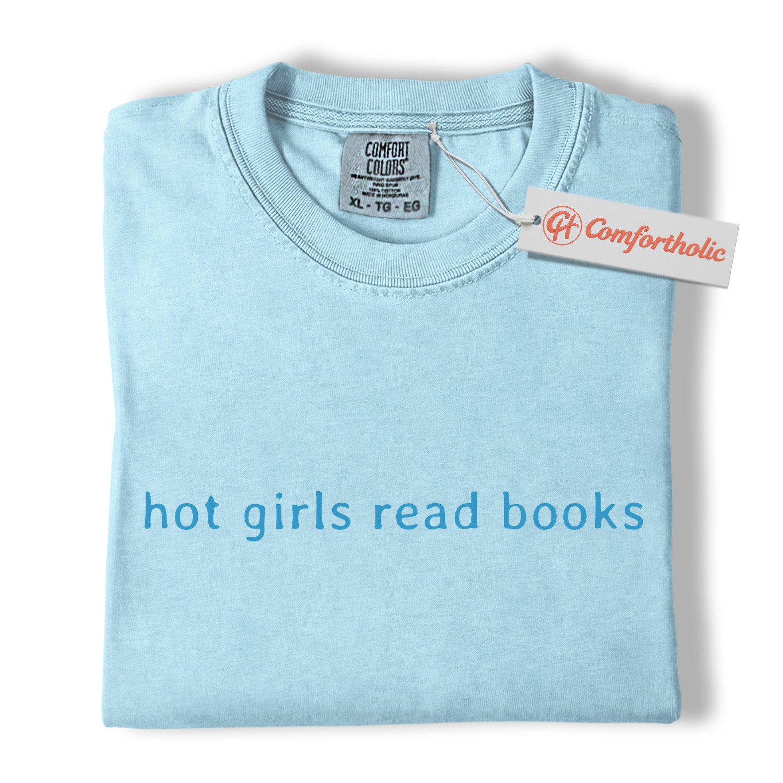 Hot Girls Read Books Shirt, Book Lover Shirt, Minimalist Reader Shirt, Bookish Comfort Colors Shirt - Image 14
