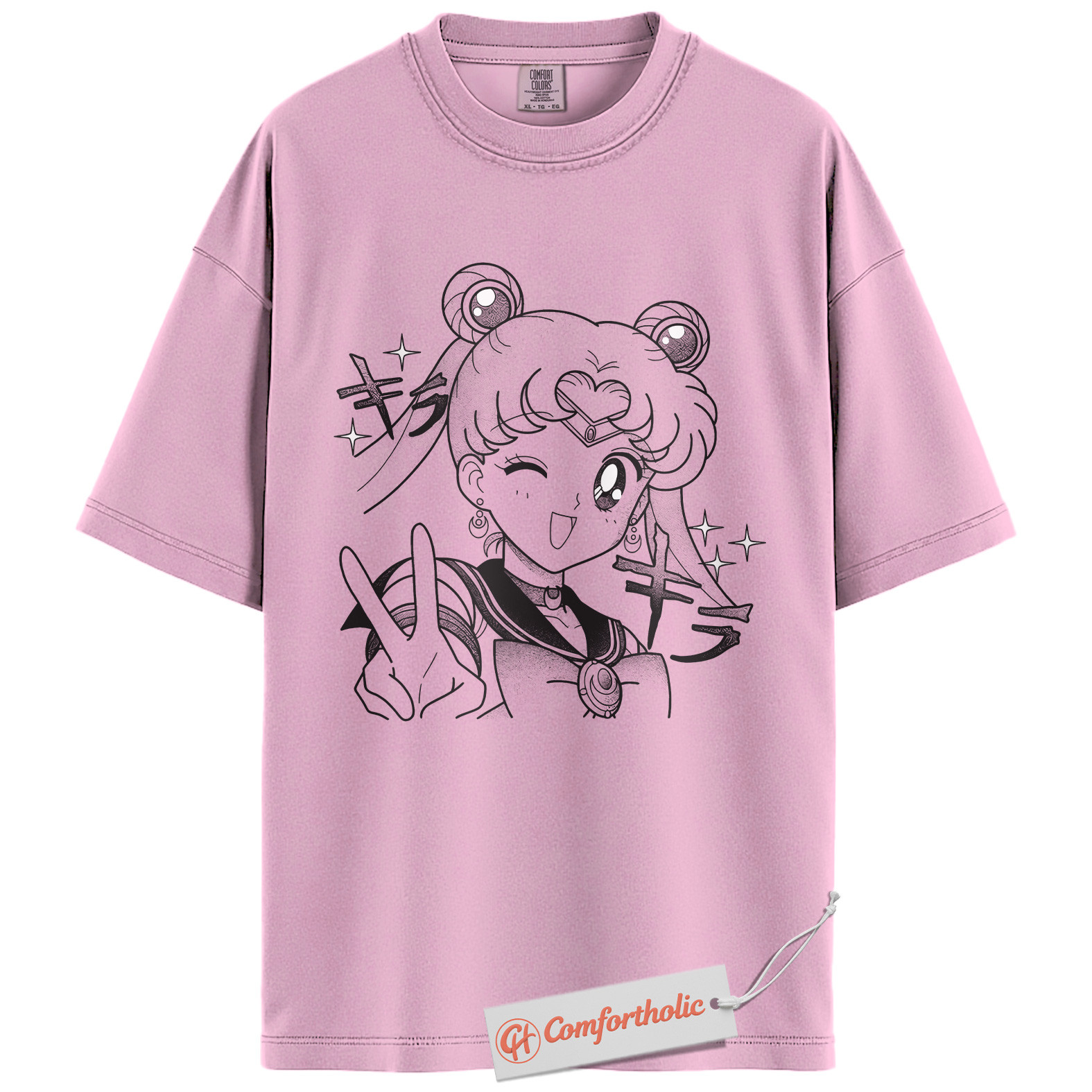 Usagi Tsukino Shirt, Sailor Moon Shirt, Anime Shirt, Comfort Colors Shirt - Image 6