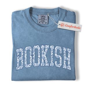 Floral Bookish Shirt, Aesthetic Reader Shirt, Book Lover Comfort Colors Shirt
