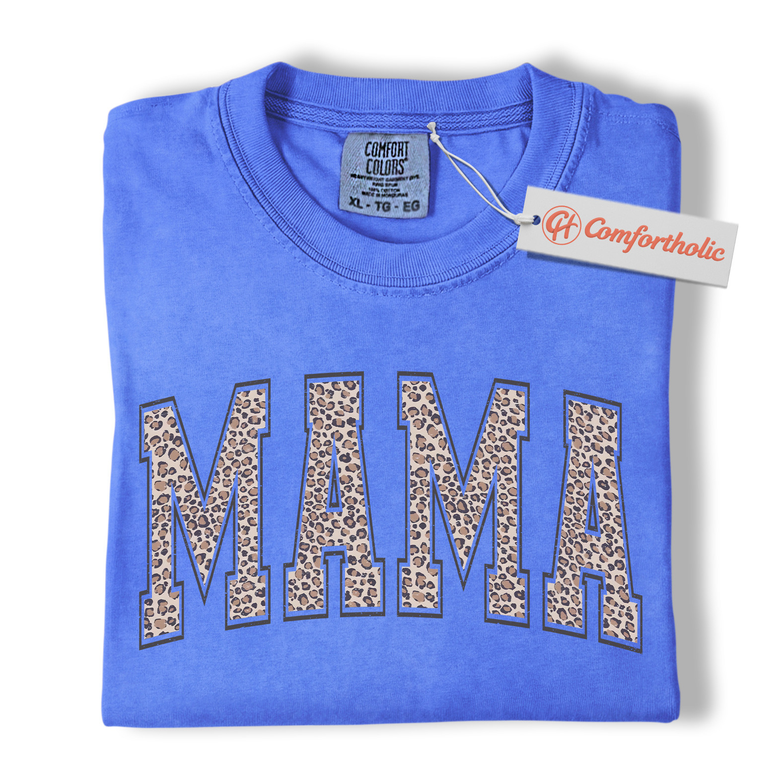 Leopard Print Mama Shirt, Trendy Mom Shirt, Mother's Day Gift, Family Comfort Colors Shirt - Image 13