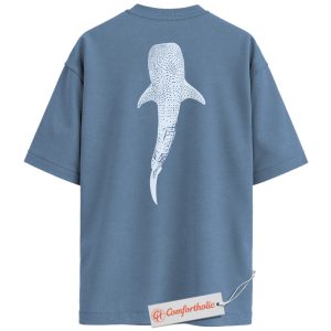 Whale Shark Back Print Shirt, Ocean Animal Shirt, Marine Life Shirt, Sea Lover Comfort Colors Tee