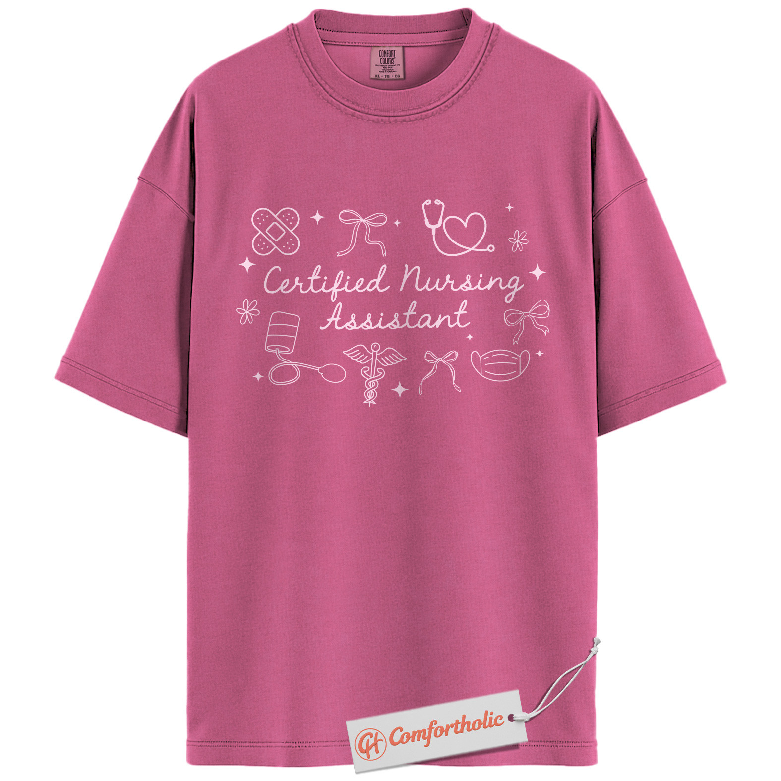 Certified Nursing Assistant Shirt, Cute CNA Shirt, Medical Worker Shirt, Comfort Colors Shirt