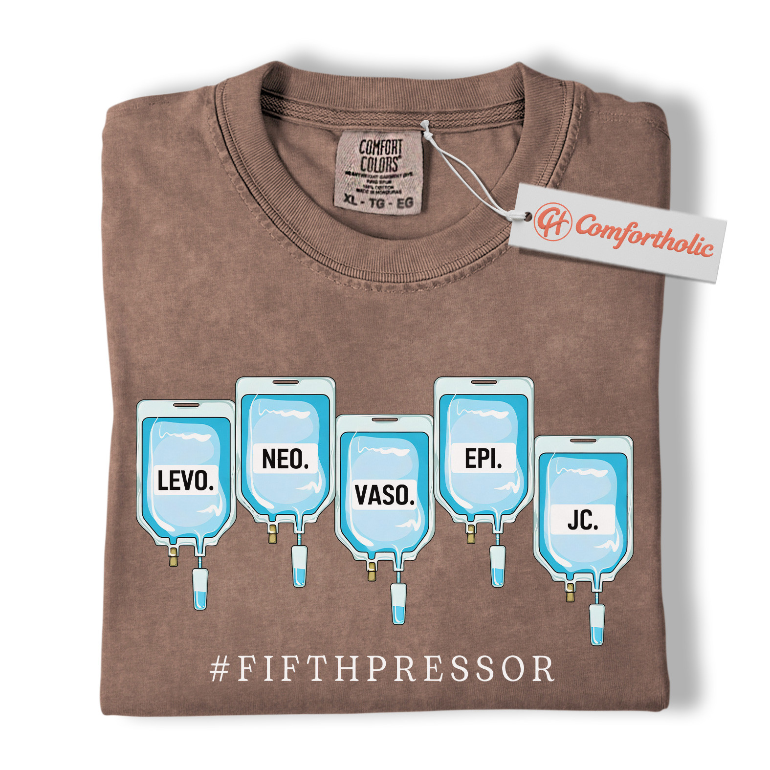 Fifth Pressor Shirt, IV Drip Graphic Shirt, ICU Nurse Shirt, Comfort Colors Shirt - Image 19