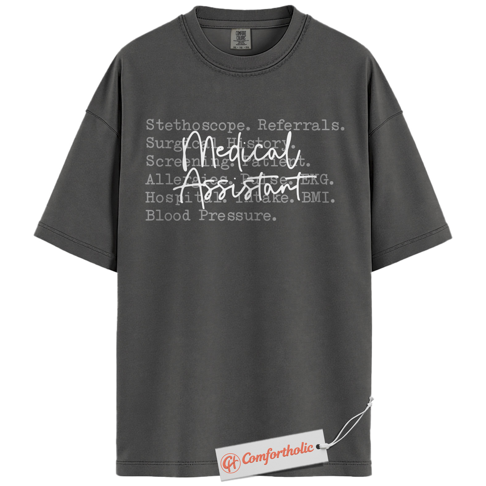 Medical Assistant Shirt, MA Shirt, Comfort Colors Shirt - Image 4