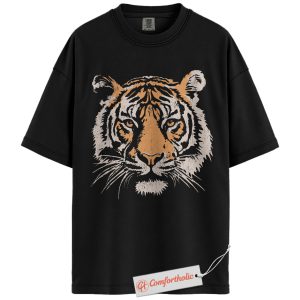 Tiger Shirt, Wild Animal Shirt, Big Cat Nature Shirt, Jungle Wildlife Shirt, Comfort Colors Shirt