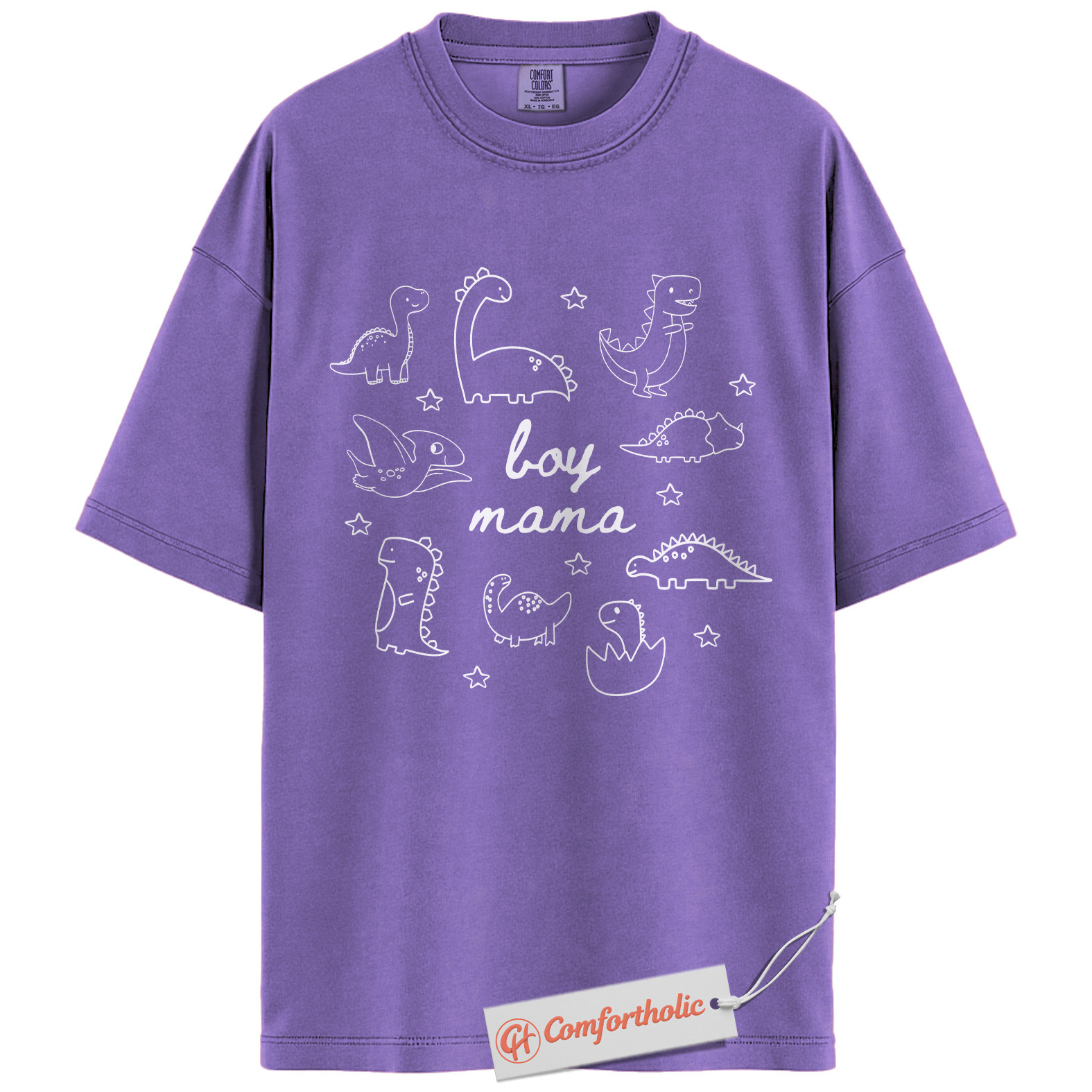Boy Mama Shirt, Cute Dinosaur Mom Shirt, Funny Boy Mom Shirt, Comfort Colors Shirt - Image 20