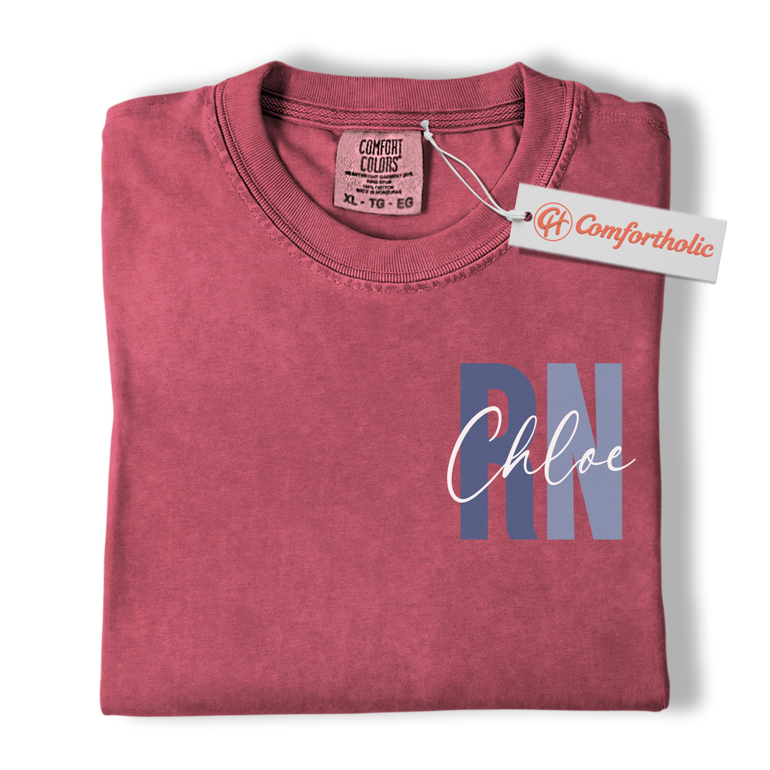 Personalized RN Nurse Shirt, Custom Registered Nurse T-Shirt, Cute Nursing Job Graphic Tee, Healthcare Workers Comfort Colors Shirt - Image 18