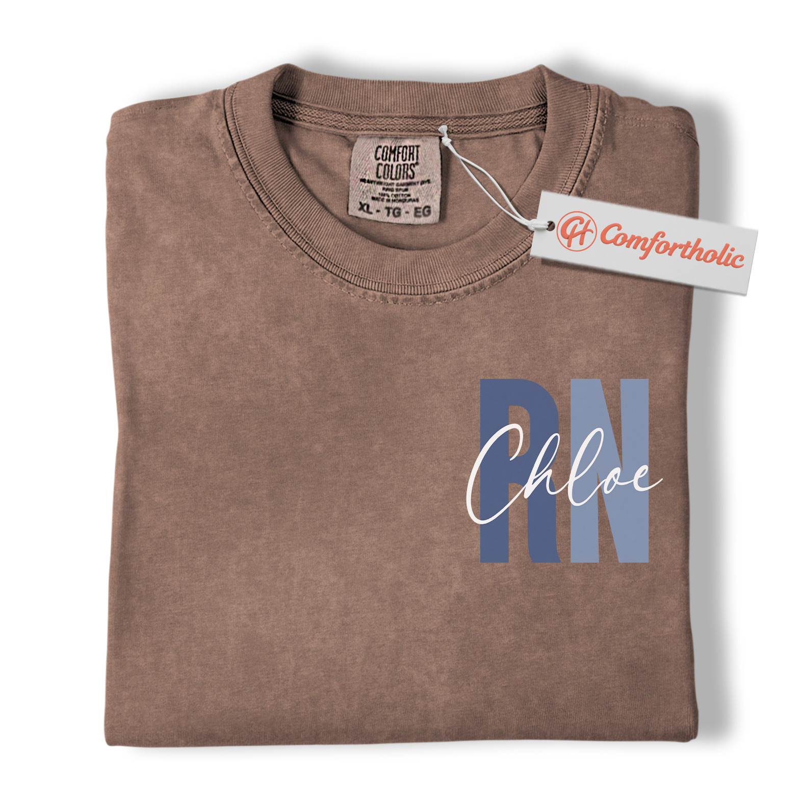 Personalized RN Nurse Shirt, Custom Registered Nurse T-Shirt, Cute Nursing Job Graphic Tee, Healthcare Workers Comfort Colors Shirt - Image 19