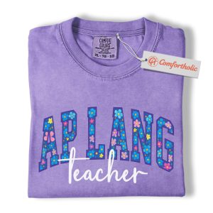 AP Lang Teacher Shirt, Cute Floral English Teacher Shirt, Back to School Gift, AP Language Educator Shirt, Comfort Colors Shirt