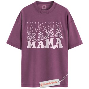 Retro Mama Shirt, Groovy Mom Shirt, Trendy Mother's Day Gift, Comfort Colors Shirt