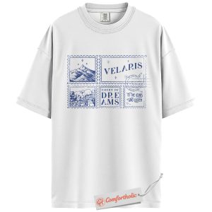 Alternative view of Velaris Shirt, Court of Dreams T-Shirt, Fantasy Book Lover Tee, To the Stars Who Listen Shirt, ACOTAR Comfort Colors Shirt