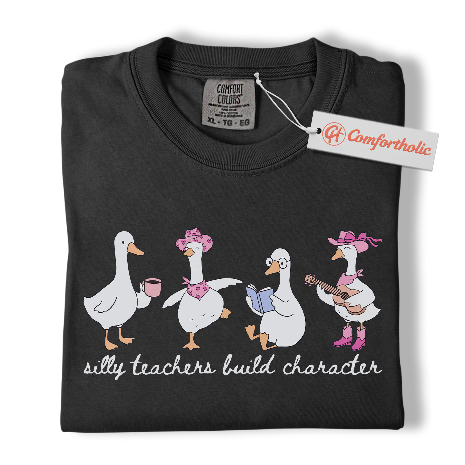 Funny Teacher Shirt, Silly Goose Classroom T-Shirt, Back to School Teacher Tee, Cute Education Comfort Colors Shirt - Image 3
