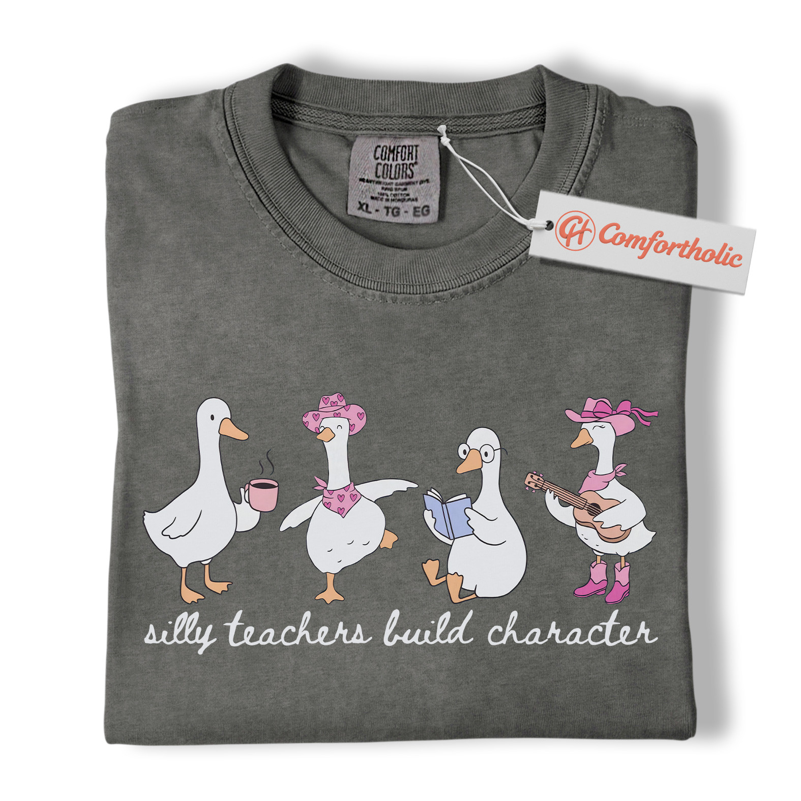 Funny Teacher Shirt, Silly Goose Classroom T-Shirt, Back to School Teacher Tee, Cute Education Comfort Colors Shirt - Image 4