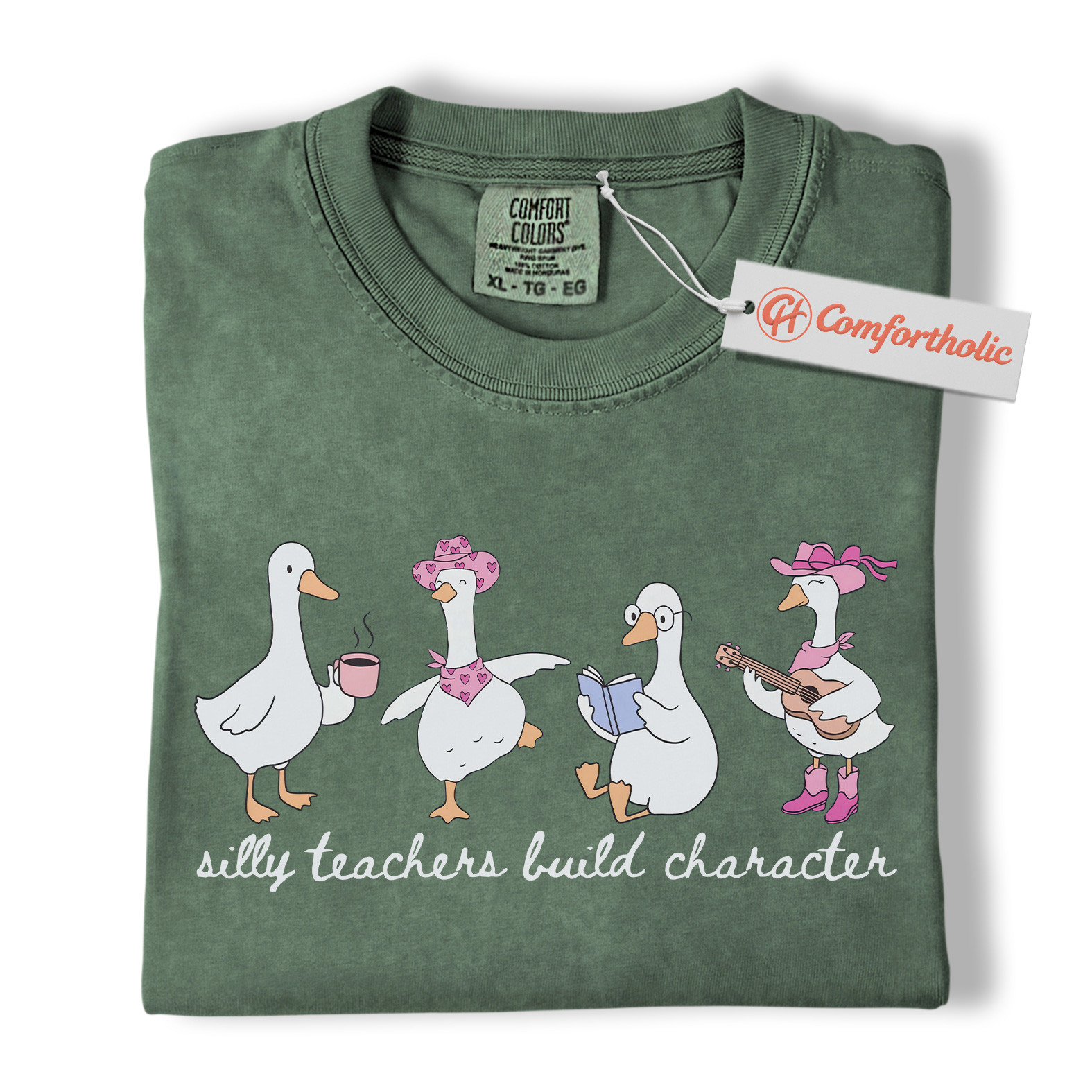 Funny Teacher Shirt, Silly Goose Classroom T-Shirt, Back to School Teacher Tee, Cute Education Comfort Colors Shirt - Image 6