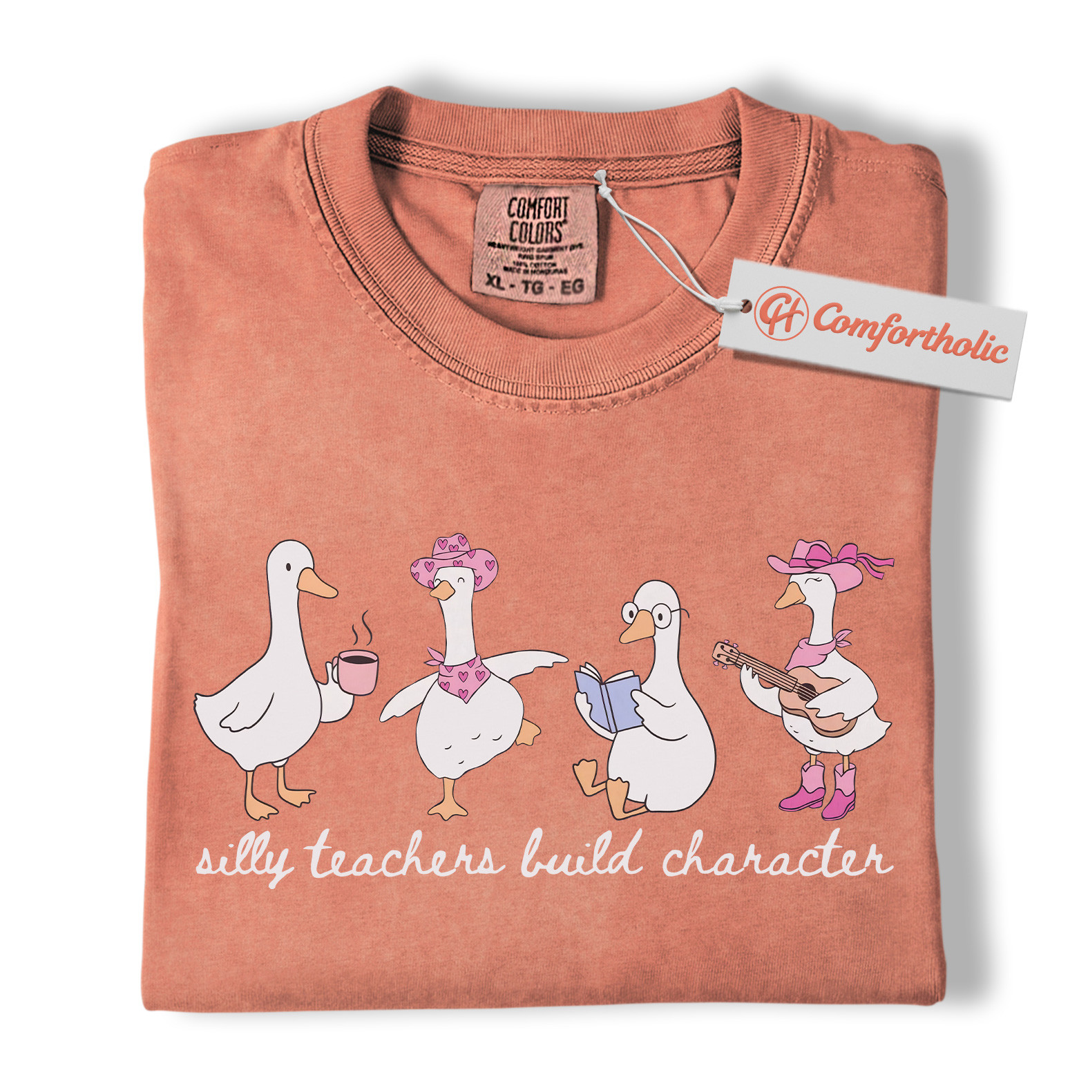 Funny Teacher Shirt, Silly Goose Classroom T-Shirt, Back to School Teacher Tee, Cute Education Comfort Colors Shirt - Image 8