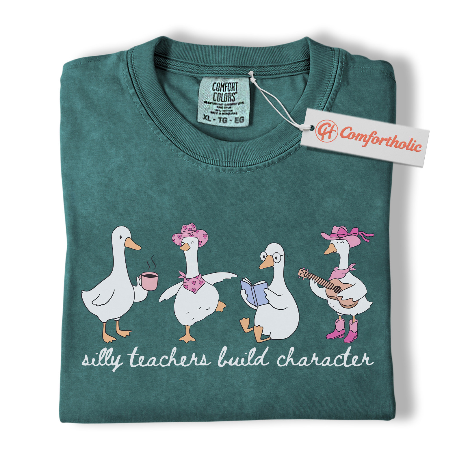 Funny Teacher Shirt, Silly Goose Classroom T-Shirt, Back to School Teacher Tee, Cute Education Comfort Colors Shirt - Image 12