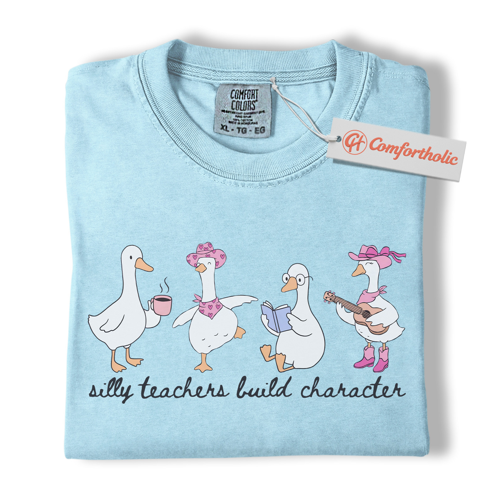 Funny Teacher Shirt, Silly Goose Classroom T-Shirt, Back to School Teacher Tee, Cute Education Comfort Colors Shirt - Image 15