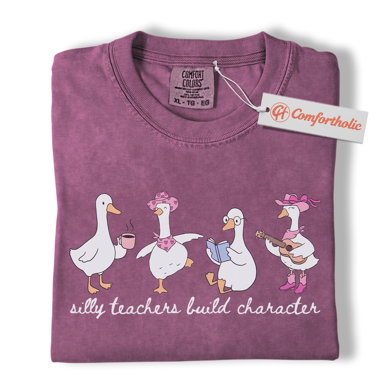 Funny Teacher Shirt, Silly Goose Classroom T-Shirt, Back to School Teacher Tee, Cute Education Comfort Colors Shirt