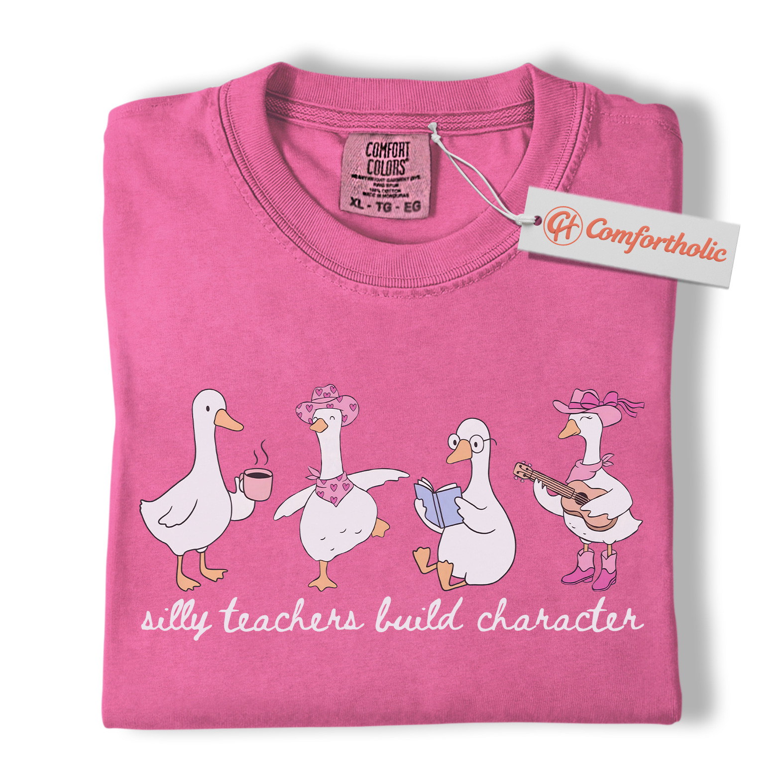 Funny Teacher Shirt, Silly Goose Classroom T-Shirt, Back to School Teacher Tee, Cute Education Comfort Colors Shirt - Image 16