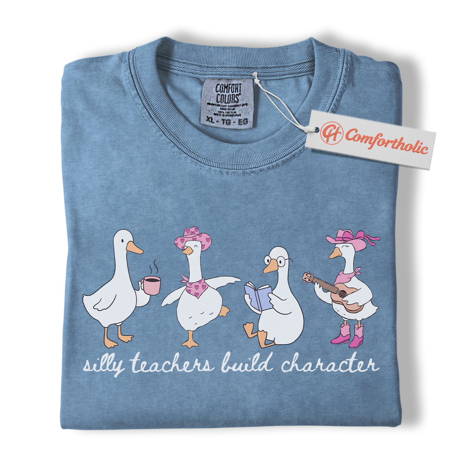 Funny Teacher Shirt, Silly Goose Classroom T-Shirt, Back to School Teacher Tee, Cute Education Comfort Colors Shirt - Image 17