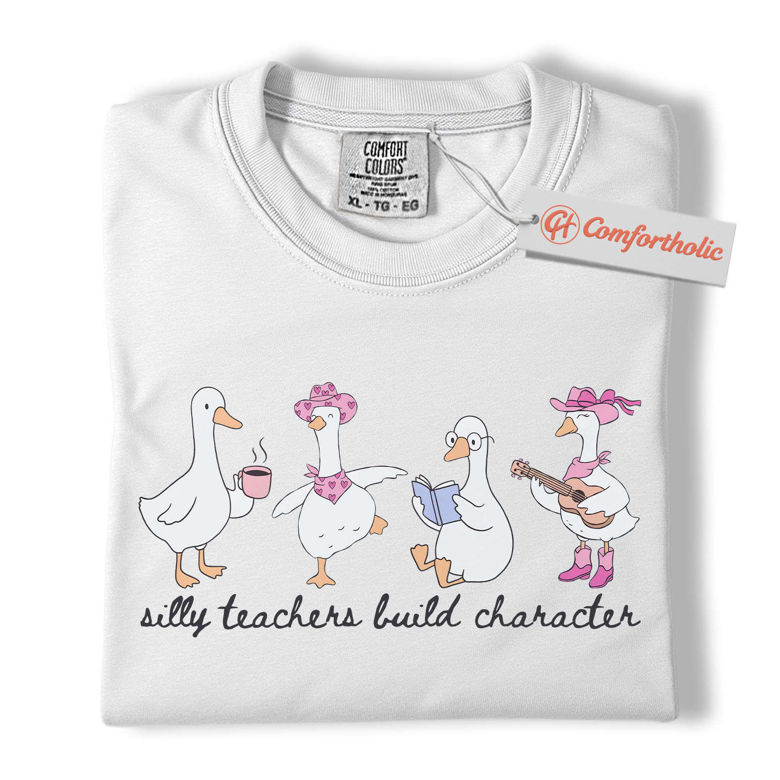 Funny Teacher Shirt, Silly Goose Classroom T-Shirt, Back to School Teacher Tee, Cute Education Comfort Colors Shirt - Image 2