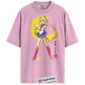 Alternative view of Usagi Tsukino Shirt, Sailor Moon Shirt, Anime Comfort Colors T-Shirt