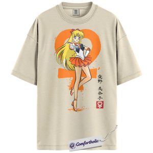 Alternative view of Sailor Venus Shirt, Minako Aino Tee, Sailor Moon Shirt, Anime Comfort Colors T-Shirt