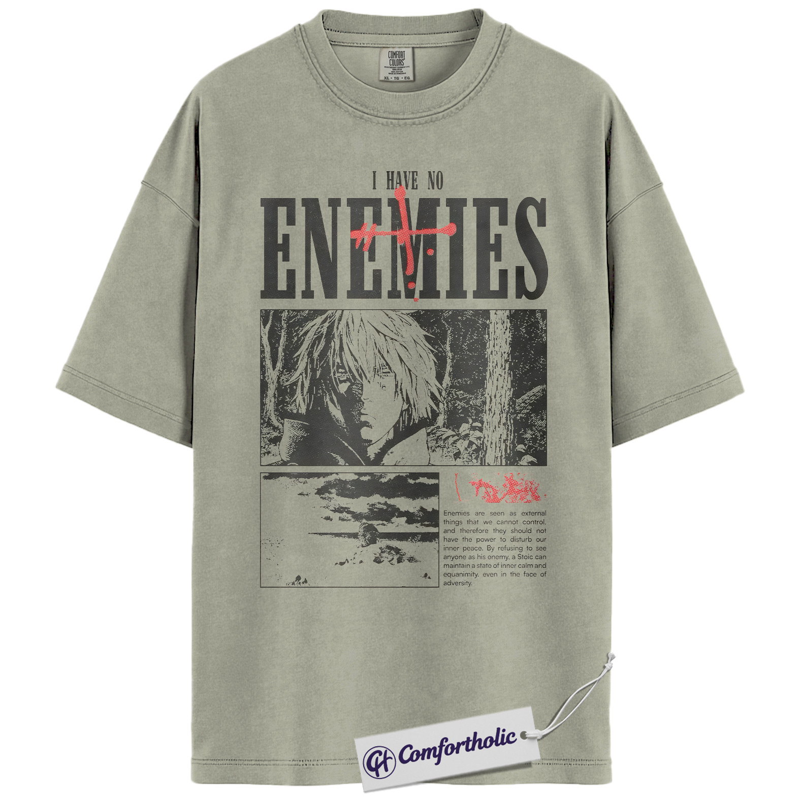 Thorfinn Shirt, Vinland Saga Shirt, Anime Comfort Colors Tee - Image 3