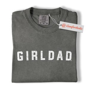 Girl Dad Shirt, Father Daughter T-Shirt, Proud Dad Graphic Tee, Father’s Day Gift for Dads with Daughters, Comfort Colors Shirt