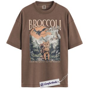 Broccoli the Fierce Shirt, Sworn Protector of the Quest Squad T-Shirt, Fourth Wing Tee, Fantasy Bookish Gift, Dragon Rider Comfort Colors Shirt