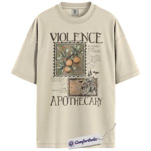 Violence Apothecary Shirt, Fourth Wing T-Shirt, Basgiath War College Tee, Dragon Rider Novel Gift, Fantasy Bookish Comfort Colors Shirt