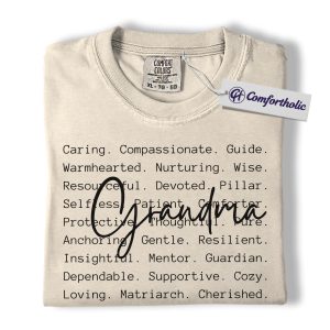 Grandma Definition Shirt, Meaningful Grandma T-Shirt, Sentimental Family Quote Graphic Tee, Thoughtful Gift for Grandmother, Comfort Colors Shirt