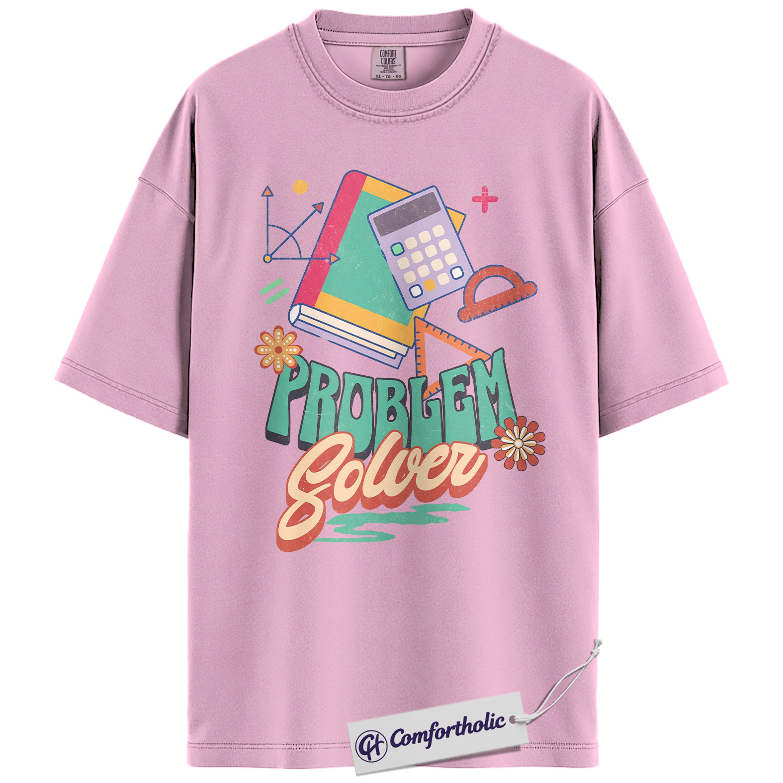 Problem Solver Shirt, Funny Math Teacher T-Shirt, STEM Classroom Graphic Tee, Educational Gift for Teachers, Comfort Colors Shirt - Image 8